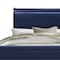Global Furniture Usa Traditional Glam Rich Blue W /LED Charlie Blue Queen Bed With Led 2923 - alternate 3